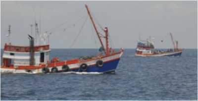 fishing vessel with VMS
