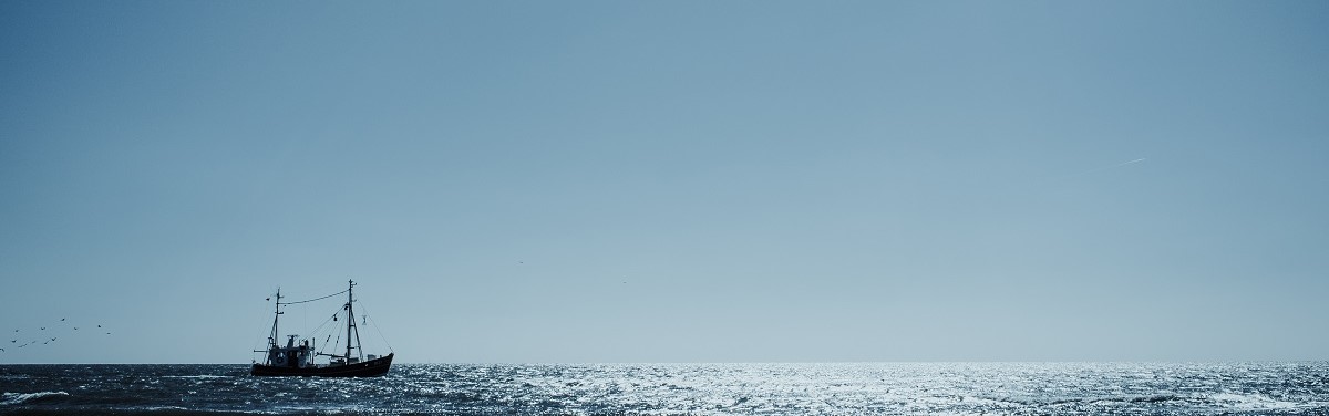 fishing boat alone