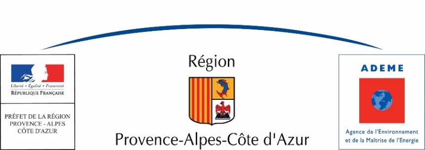 Région PACA et ADEME logos