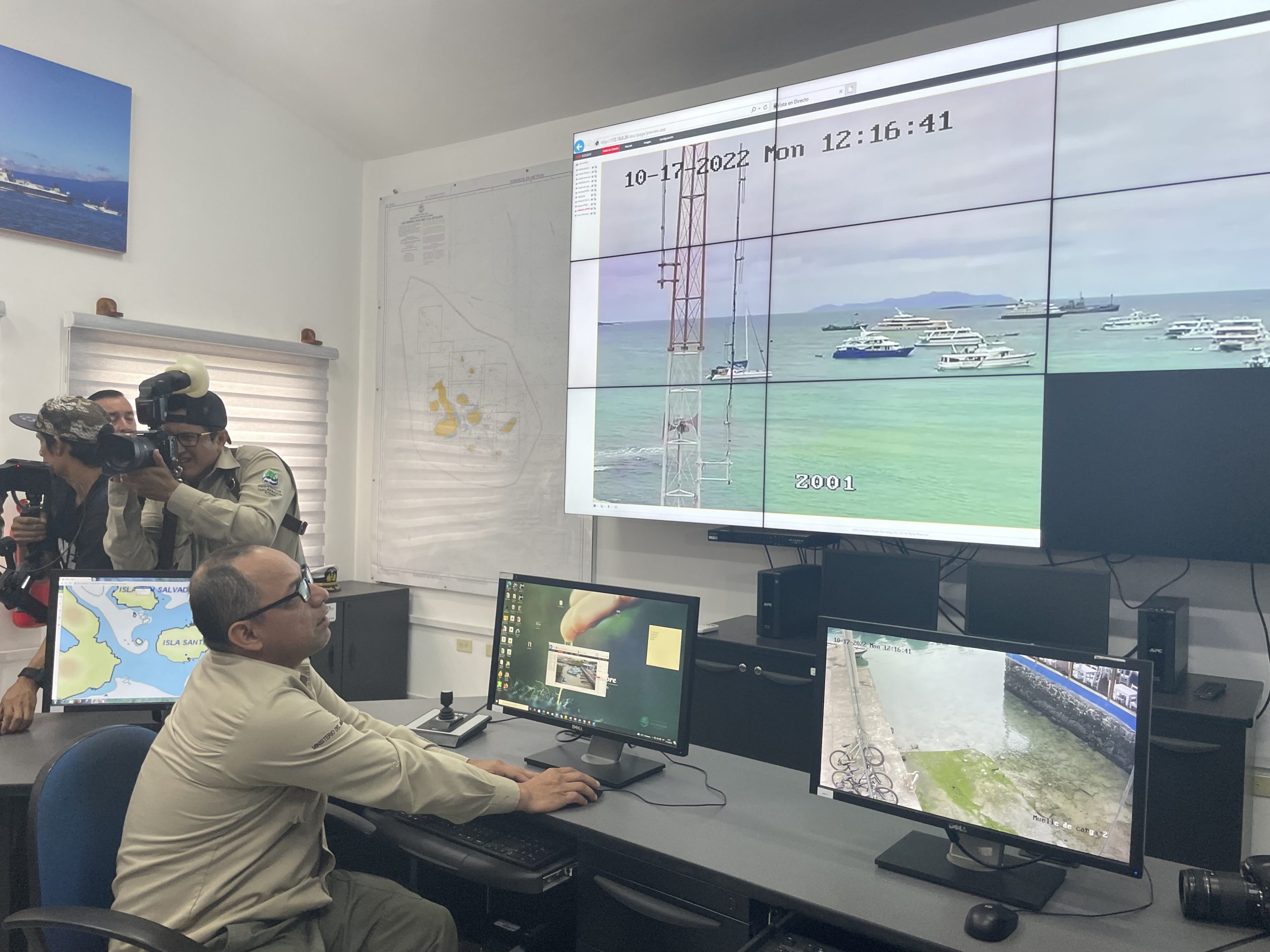 Operation center at Galapagos Park